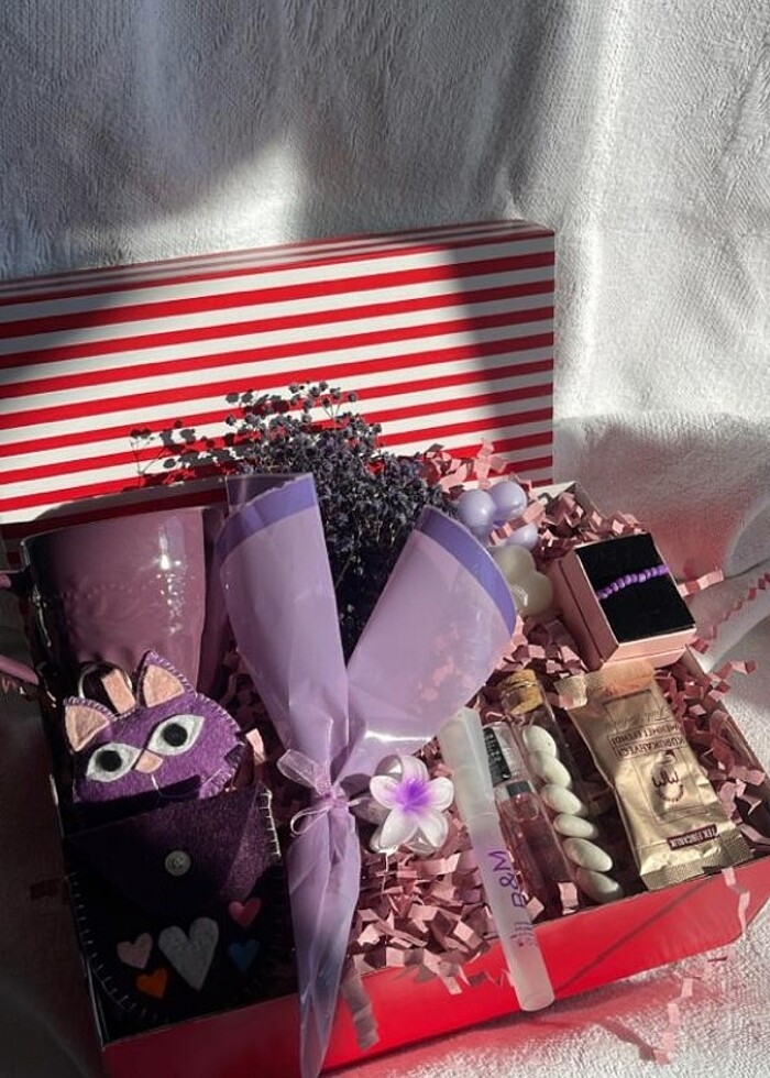 Mor Hediye Kutusu  - Görsel 3