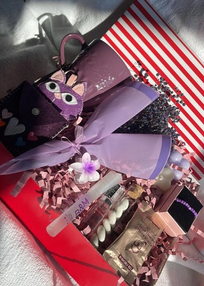 Mor Hediye Kutusu  - Görsel 4