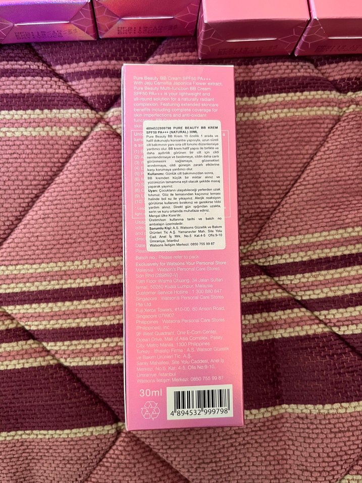 Pure Beauty BB Krem Urban Shield 02 Natural - Görsel 3