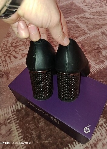 38 Beden Siyah abiye ayakkabı 