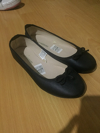 Zara Lcw siyah sade şık babet