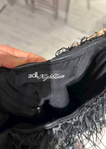 Siyah Tüylü Uzun Kadın Tulum - Görsel 3