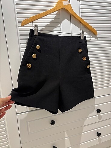 xs Beden siyah Renk Zara şort