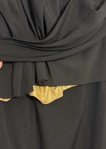 38 Beden Fermuarlı Siyah Mini Tuxedo Elbise