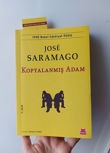 José Saramago Kopyalanmış Adam roman kitap