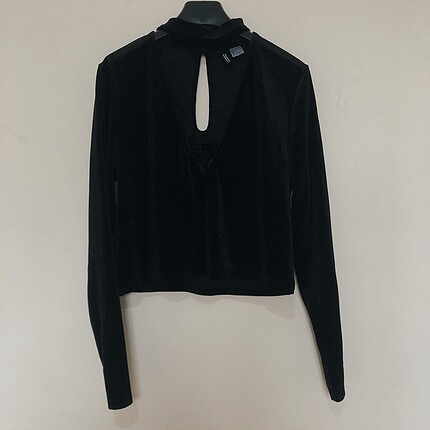 H&M kadife bluz