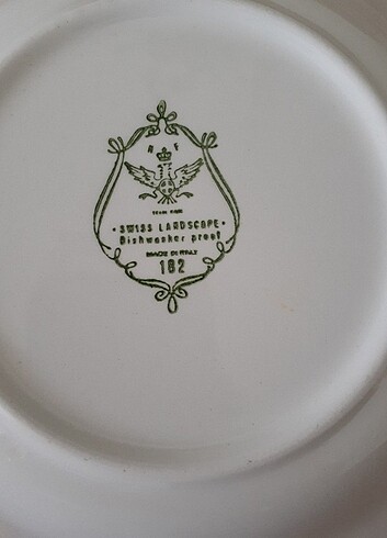 American Vintage İngiliz tabağı