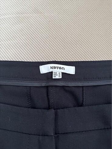 Sorunsuz koton kumaş pantolon - Görsel 5