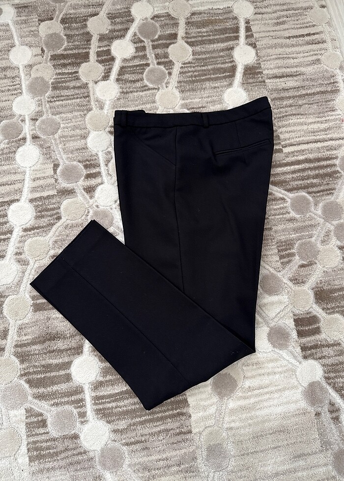 Sorunsuz koton kumaş pantolon - Görsel 3