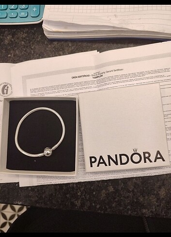 Beden gri Renk PANDORA MOMEnts düz klipsli