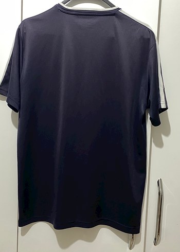 Erkek Siyah Oversize Spor Tişört - Görsel 2