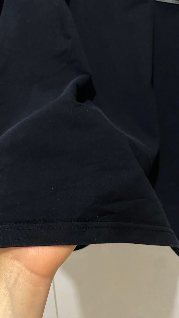 Siyah Kısa Kollu Gevşek Kesim Tişört - Görsel 5