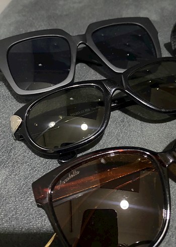 Siyah Parlak Kadın Güneş Gözlüğü Seti - Görsel 3