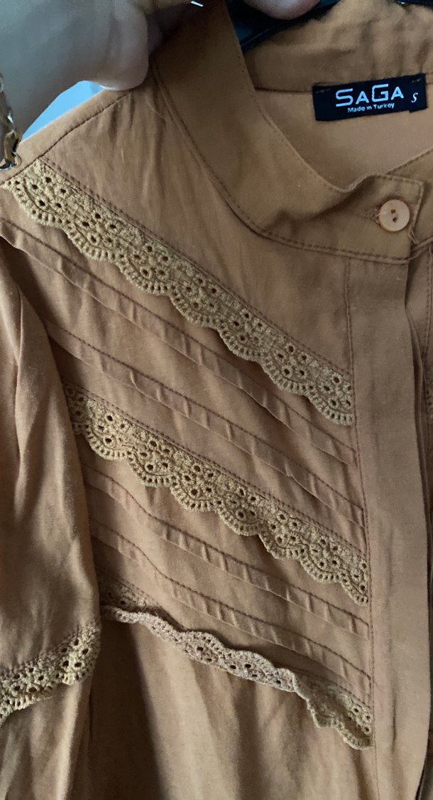 Bohem Vintage Tarzı Uzun Kollu gömlek - Görsel 3