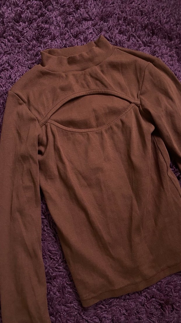 Kahverengi Kadın bluz - Görsel 2