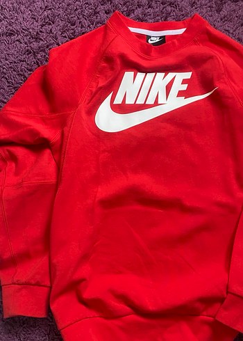 Nike Kırmızı unisex Sweatshirt - Görsel 2