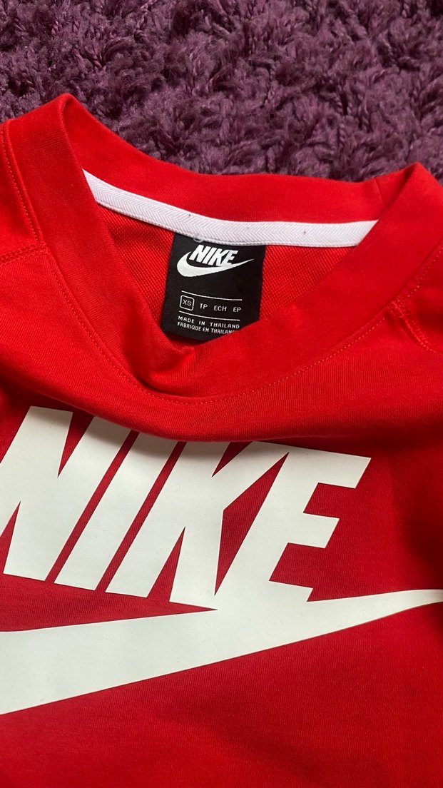 Nike Kırmızı unisex Sweatshirt - Görsel 3