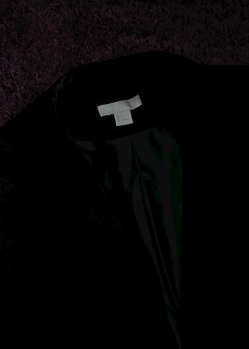 Düğmeli Siyah Kadın Blazer Ceket - Görsel 3