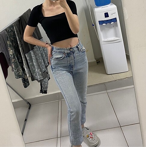 zara mom jean