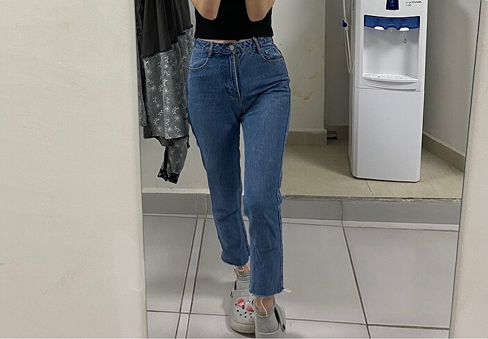 zara mom jean