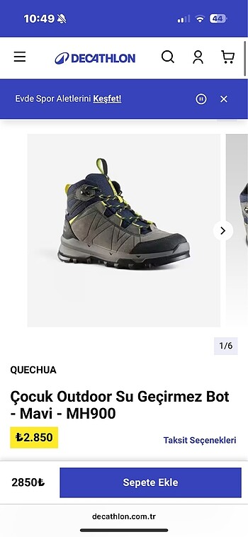 Su geçirmez decathlon erkek bot - Görsel 3
