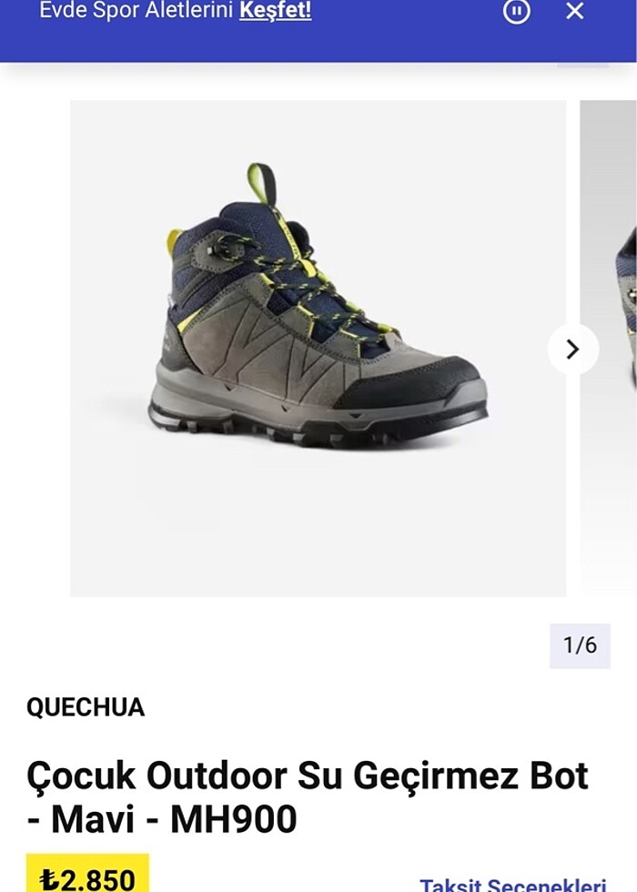 Su geçirmez decathlon erkek bot - Görsel 3