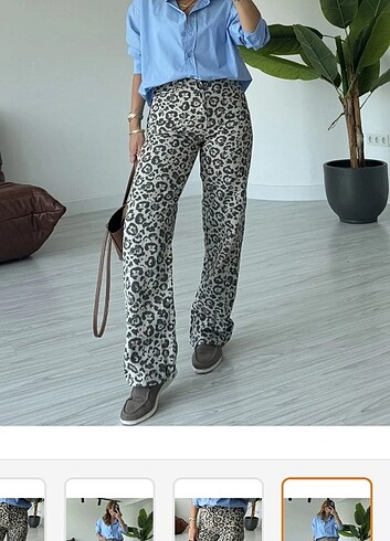 40 Beden Leopar pant