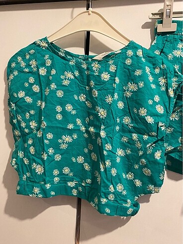 12-13 Yaş Beden yeşil Renk H&M ikili takım