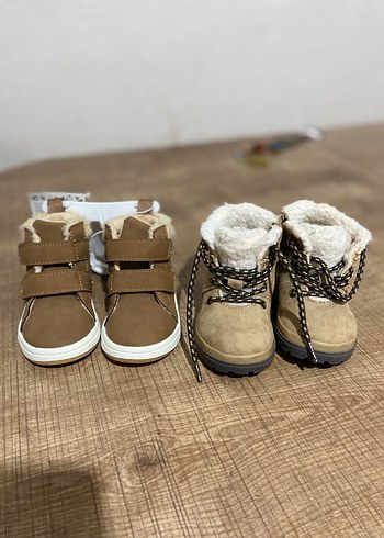 H&M Kahverengi Kürklü Erkek Çocuk Botu 18-19 no