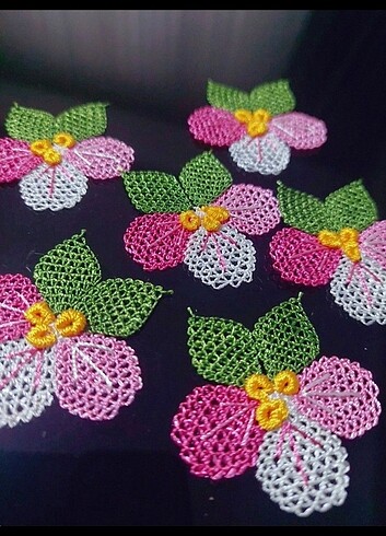  Beden İğne oyası motif
