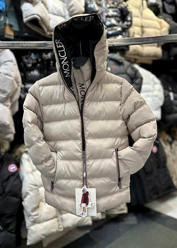 Moncler Gri Şişme Kısa Mont - Görsel 2