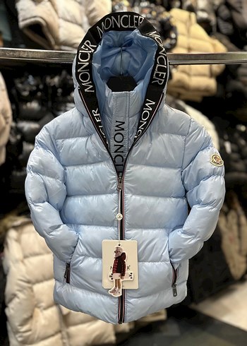 Moncler Mavi Kısa Fermuarlı Mont - Görsel 3