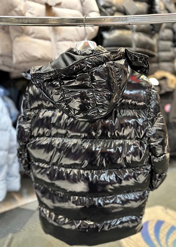 Erkek Siyah Kapüşonlu Kısa Mont - Görsel 6