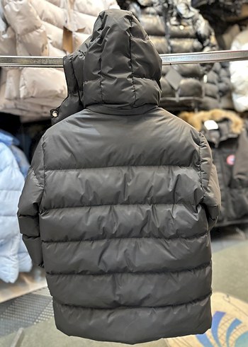 Erkek Siyah Kapüşonlu Kısa Mont - Görsel 3