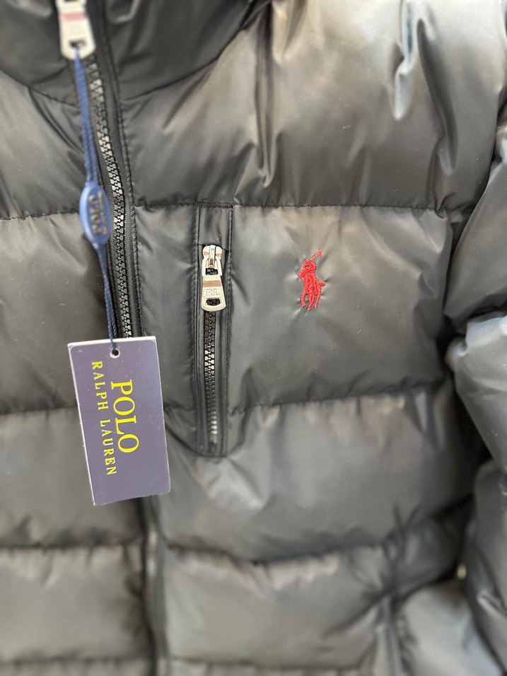 Erkek Siyah Kapüşonlu Kısa Mont - Görsel 2