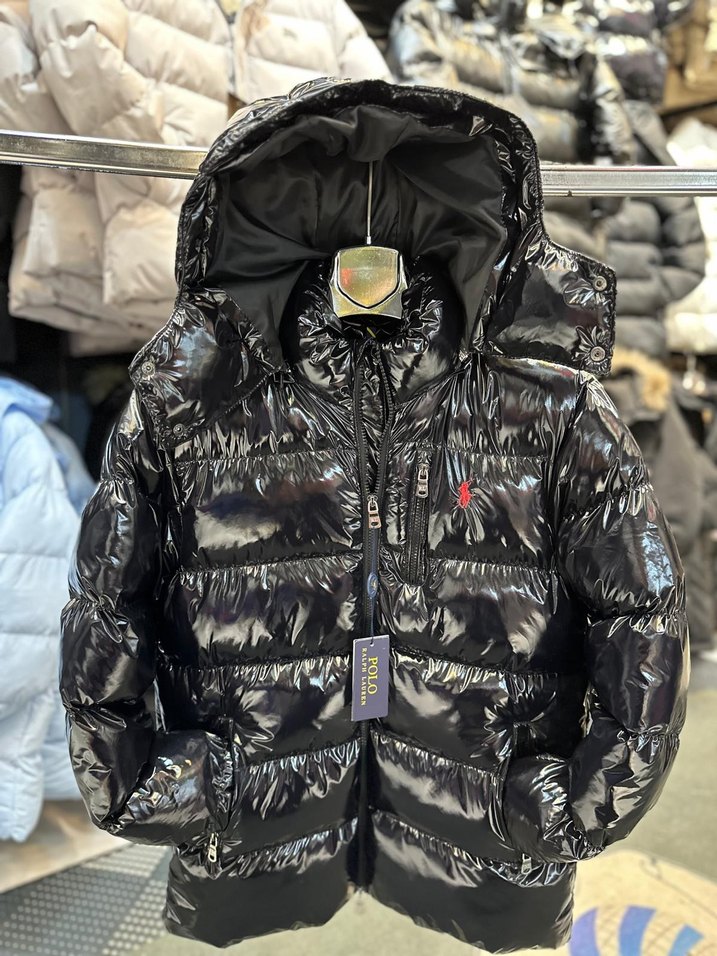 Erkek Siyah Kapüşonlu Kısa Mont - Görsel 4