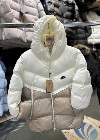 Nike Beyaz Şişme Erkek Mont - Görsel 2