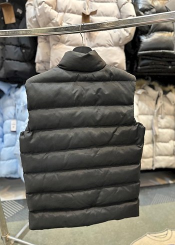 Düğmeli Siyah Erkek Deri Yelek - Görsel 2