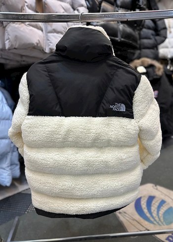 Beyaz Fermuarlı Kürklü Erkek Mont - Görsel 3