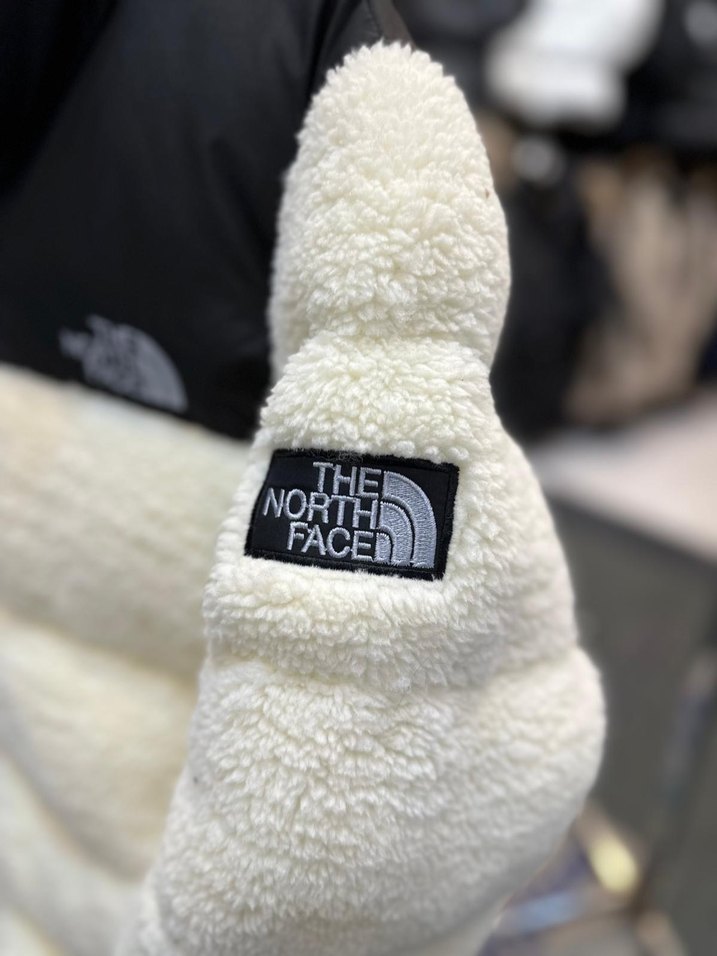 Beyaz Fermuarlı Kürklü Erkek Mont - Görsel 2