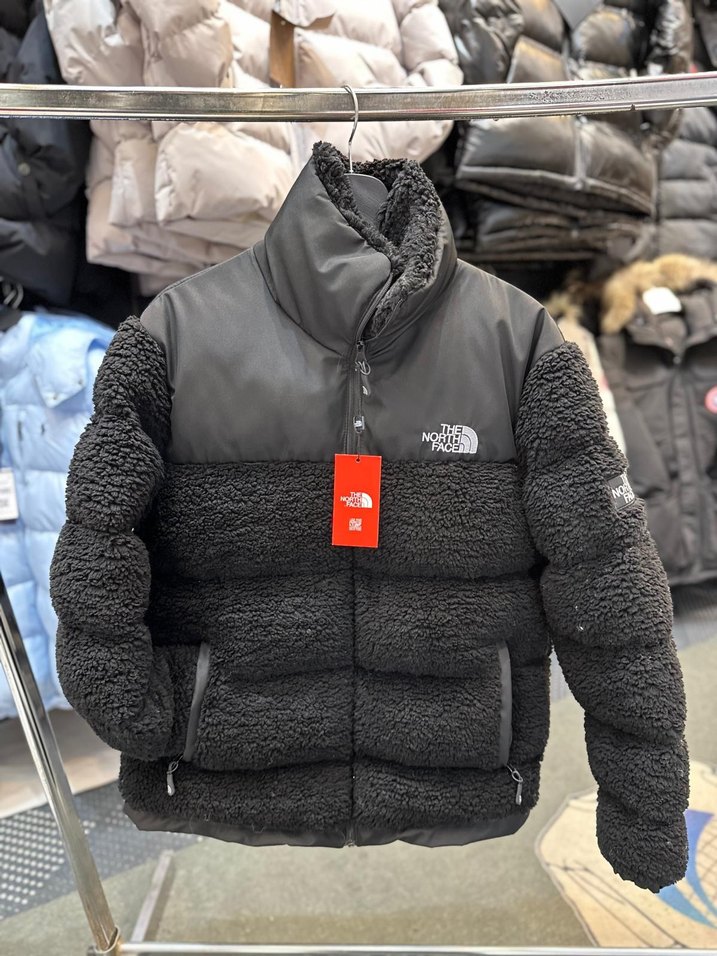 Beyaz Fermuarlı Kürklü Erkek Mont - Görsel 4