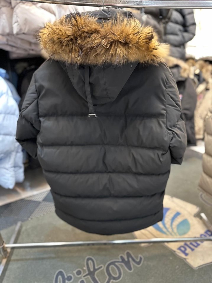 Kürklü Siyah Erkek Kışlık Mont - Görsel 3