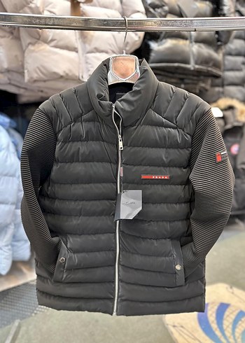 Gri Erkek Mini Mont Fermuarlı Street Wear - Görsel 3