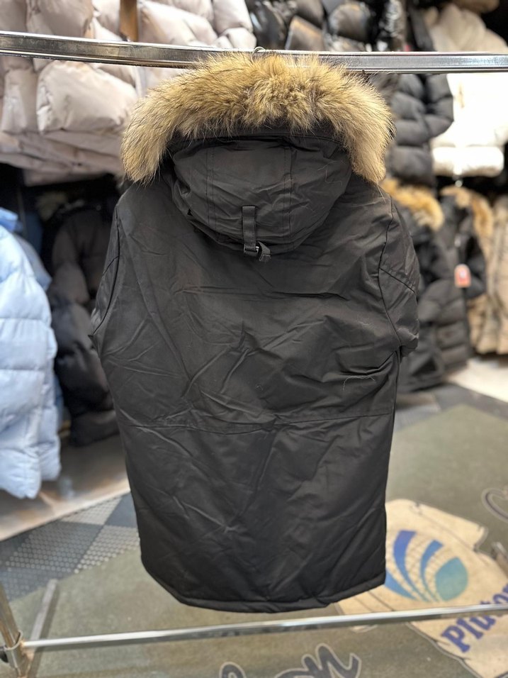 Siyah Kürklü Erkek Uzun Mont - Görsel 2