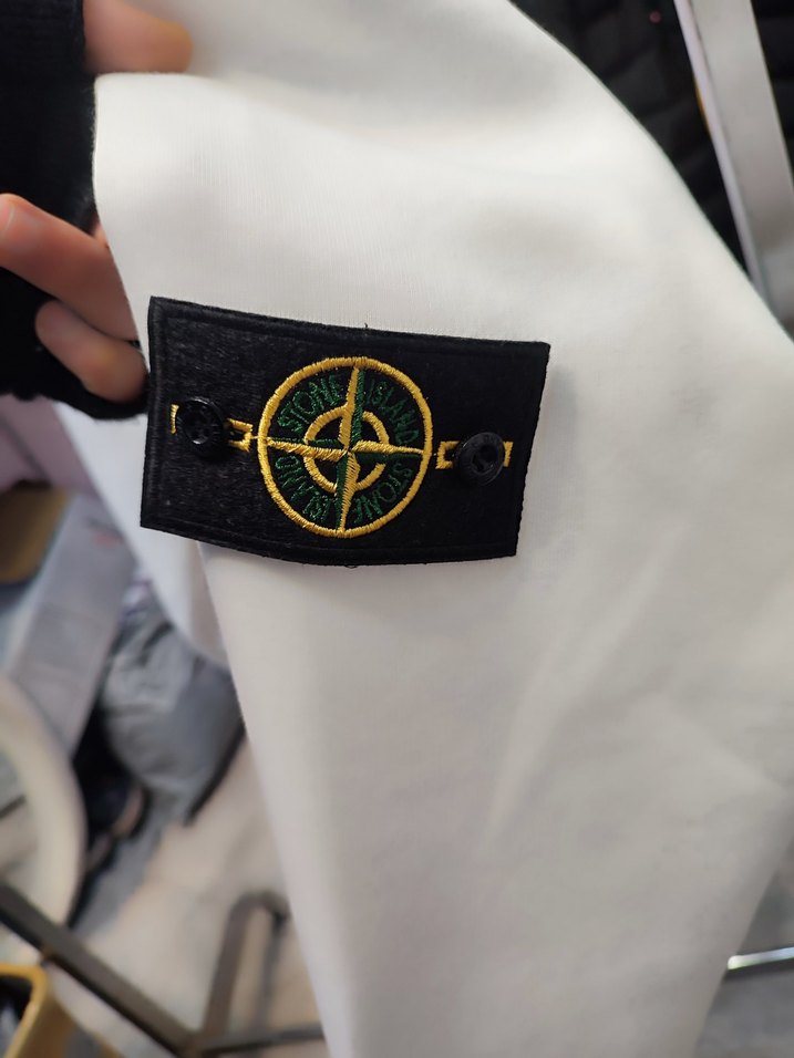 Beyaz Erkek Sweatshirt, Bisiklet Yaka, Rahat Kesim - Görsel 2