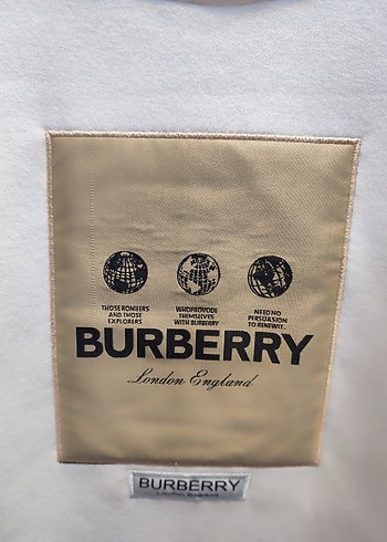 Burberry Beyaz Erkek Sweatshirt - Görsel 2