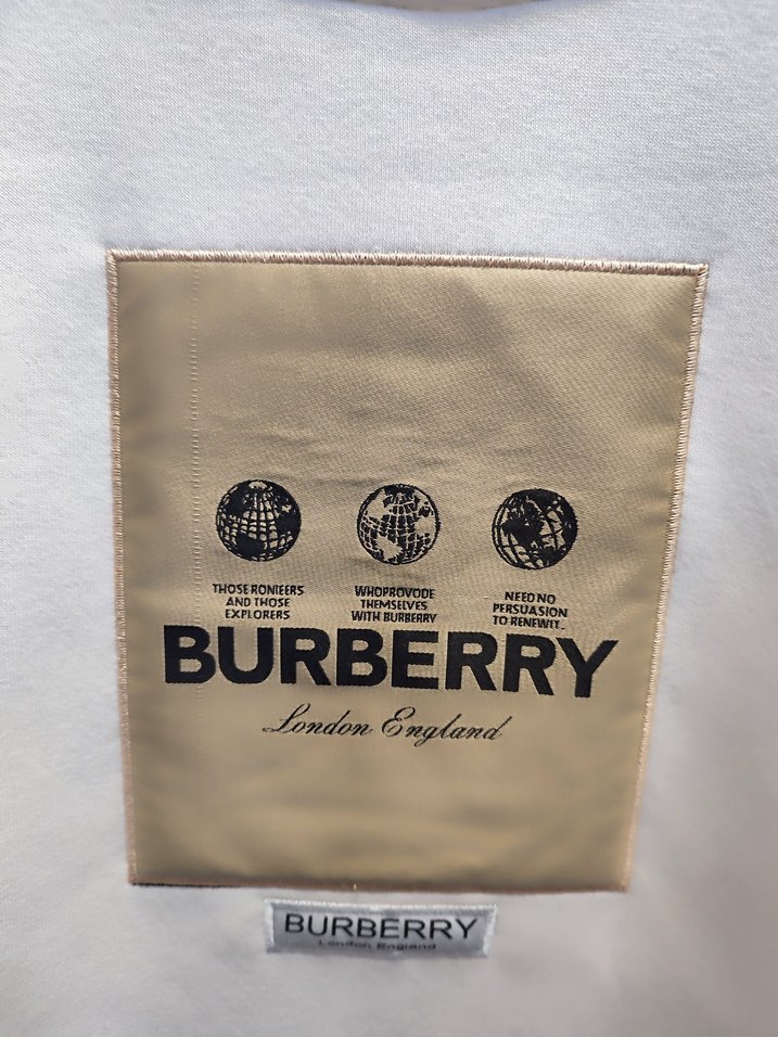 Burberry Beyaz Erkek Sweatshirt - Görsel 2