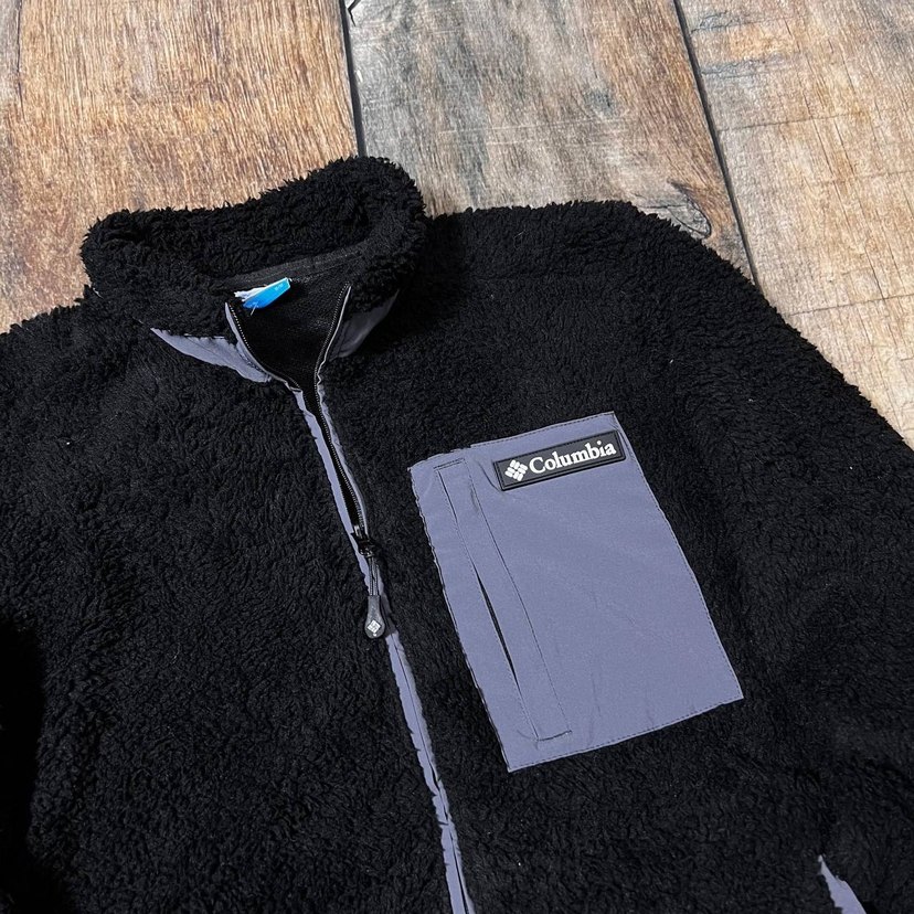 Columbia Siyah Fermuarlı Erkek Polar - Görsel 2