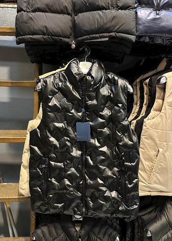 Erkek Beyaz Fermuarlı Yelek - Görsel 3