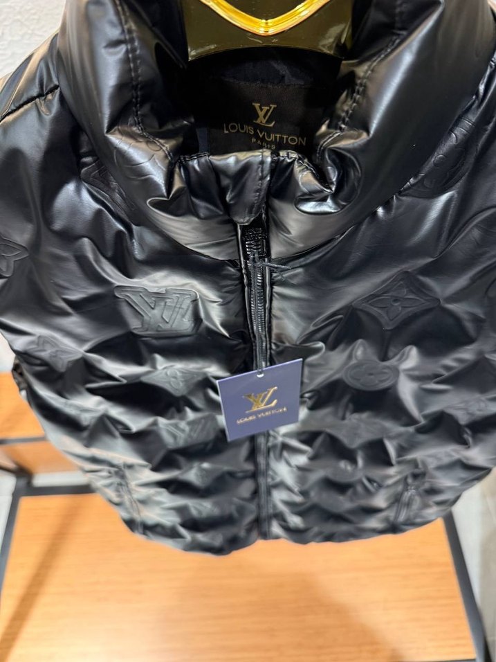 Siyah Deri Fermuarlı Erkek Yelek - Görsel 4